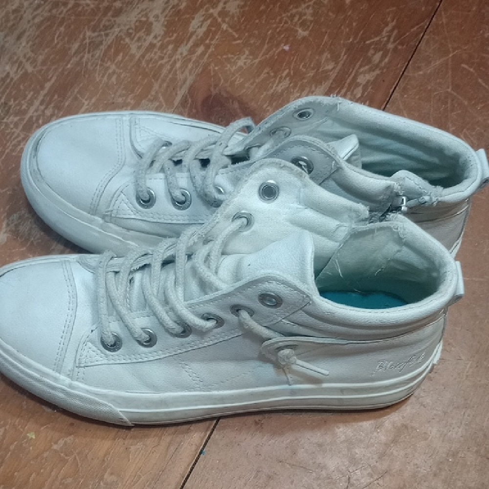 White High-Top Sneakers